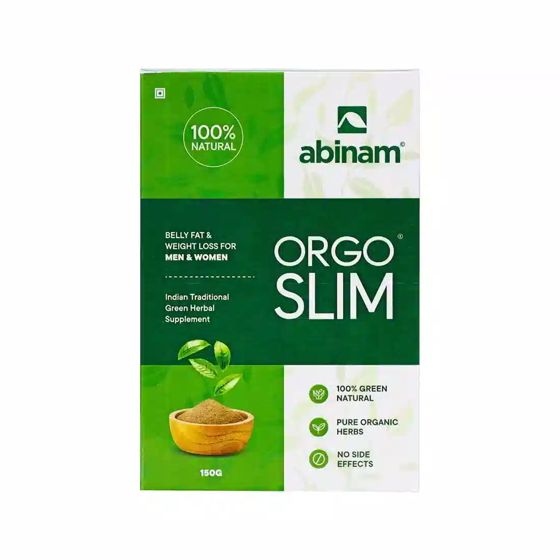 Orgo Slim Herbal Powder – Weight Management Diet Support | Abinam