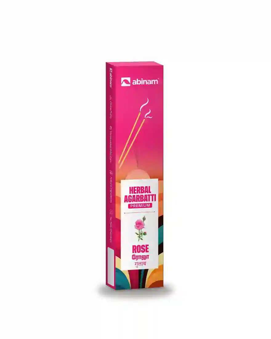 Divine Fragrance Agarbatti – Rose | Abinam