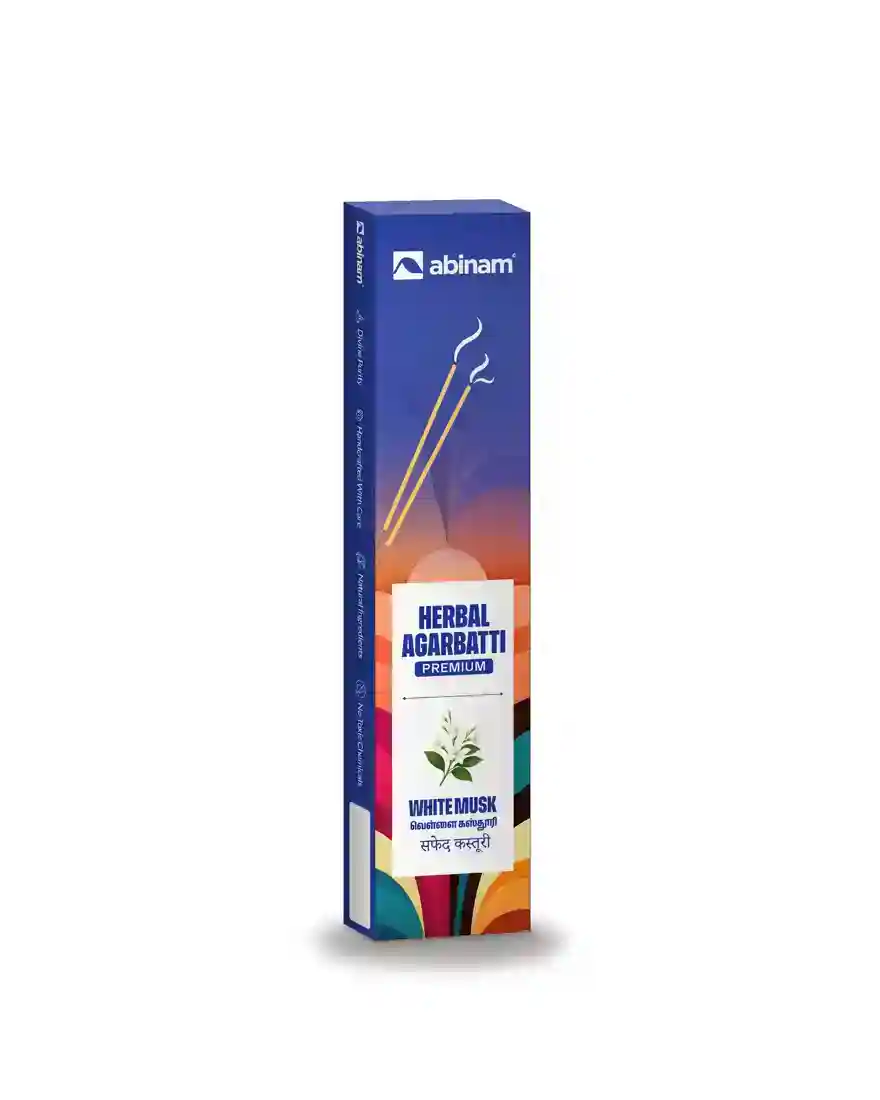 Divine Fragrance Agarbatti – White Musk | Abinam