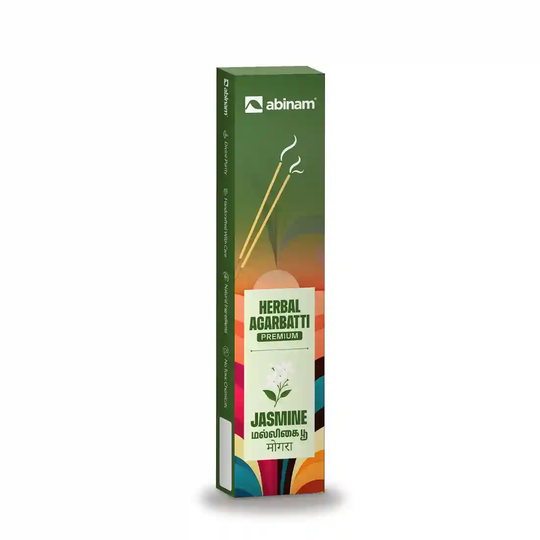 Divine Fragrance Agarbatti – Jasmine | Abinam