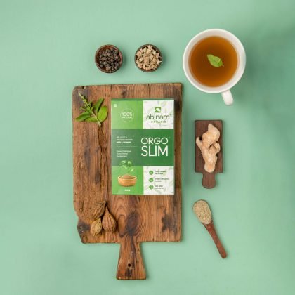 Abinam's Orgo slim weight loss powder with Exclusive packaging